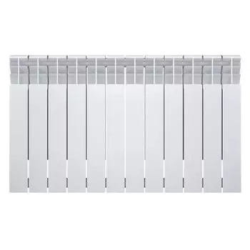 Радиатор биметалл, 500х80 мм, Oasis, Эко, 12 секций