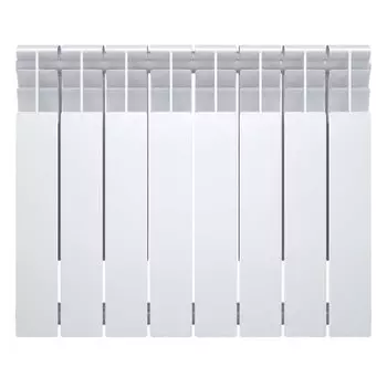 Радиатор биметалл, 500х80 мм, Oasis, Эко, 8 секций