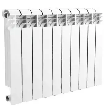 Радиатор биметалл, 500х80 мм, Valfex, Optima, 10 секций, FB-BQ500A/10 L