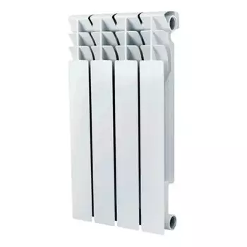 Радиатор биметалл, 500х80 мм, Valfex, Optima, 4 секции, FB-BQ500A/4 L