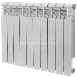 Радиатор биметалл, 500х80 мм, Rommer, Profi, 10 секций
