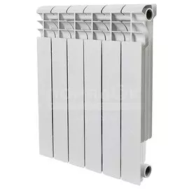 Радиатор биметалл, 500х80 мм, Rommer, Profi, 6 секций