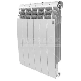 Радиатор биметалл, 500х90 мм, Royal Thermo, BiLiner/Bianco Traffico, 6 секций