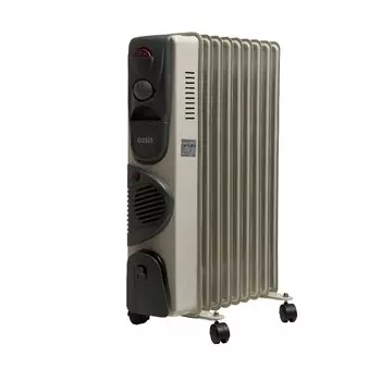 Радиатор Oasis, 7 секций, напольный, 1.5 кВт, 15 м2, BB-15T