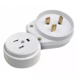 Разъем для плиты угловые, без заземления, 32 А, IP20, 250 В, РШ/ВШ, пластик, накладные, белые, In Home, 9123, 4690612010205