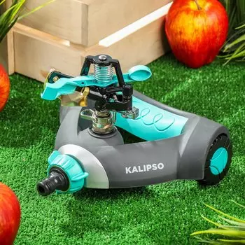 Разбрызгиватель 1 режим, импульсный, импульсный, скорость 18 л/м, площадь покрытия до 530м, быстросъемный, Kalipso, DY6023