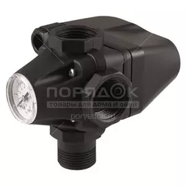 Реле давления для насоса 1 '', 1-3 атм, 15 А, манометр+тройник, Jemix, XPD-2-3W
