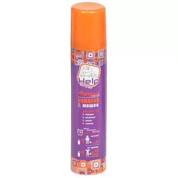 Репеллент от комаров, мошек, аэрозоль, Help, 75 мл