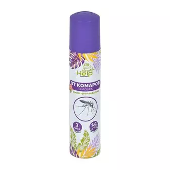Репеллент от комаров, мошек, аэрозоль, Help, Цитрус, 75 мл