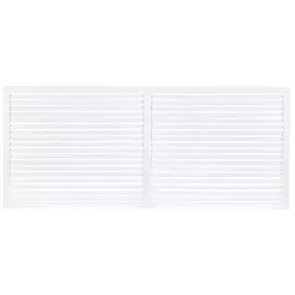 Экран для радиатора, ПВХ, 1500х600 мм, белый, Viento