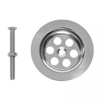 Решетка для выпуска сифона для сифона, (нержавеющие чашки+винт), ИНКОПЛАСТ, RK-02