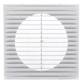 Решетка вентиляционная пластик, 130х130 мм, с сеткой, Event, 1313Г