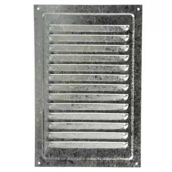 Решетка вентиляционная 200х300 мм, с сеткой, оцинкованная, Event, П2030МЦ