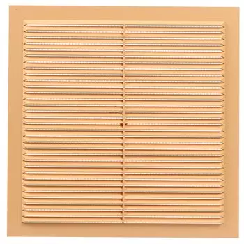 Решетка вентиляционная ABS пластик, 300х300 мм, с сеткой, бежевая, Event, 3030С