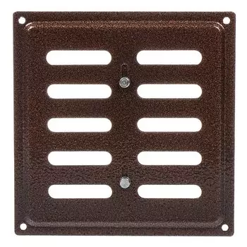 Решетка вентиляционная металл, регулируемая, 150х150 мм, медь, Event, 150х150ВРР