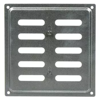 Решетка вентиляционная металл, регулируемая, 150х150 мм, некр, Event, 150х150ВРР