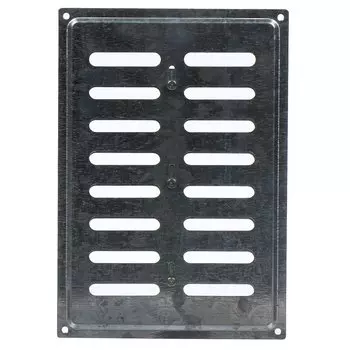 Решетка вентиляционная металл, регулируемая, 240х170 мм, некр, Event, 170х240ВРР