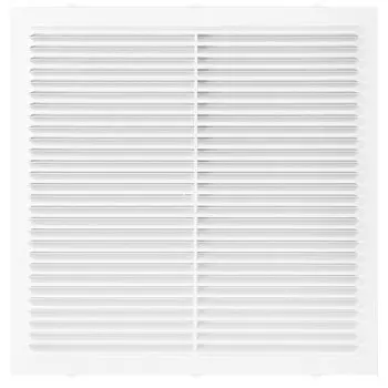 Решетка вентиляционная пластик, 130х130 мм, с сеткой, Event, 1313М/С