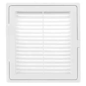 Решетка вентиляционная пластик, 150х150 мм, с сеткой, с дверцей, Event, 1515ДФ