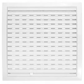 Решетка вентиляционная пластик, 170х170 мм, усиленная, регулируемая, Event, МД1717Р