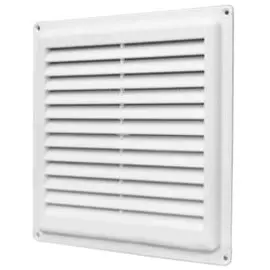 Решетка вентиляционная пластик, 170х250 мм, с сеткой, Event, Э1725Н