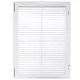 Решетка вентиляционная пластик, 300х400 мм, с дверцей, Event, 3040ДФ