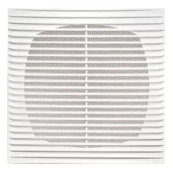 Решетка вентиляционная пластик, приточно-вытяжная, 170х240 мм, с сеткой, без рамки, Viento, 1724ПВ