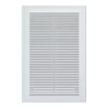 Решетка вентиляционная пластик, разъемная, 200х300 мм, с сеткой, ERA