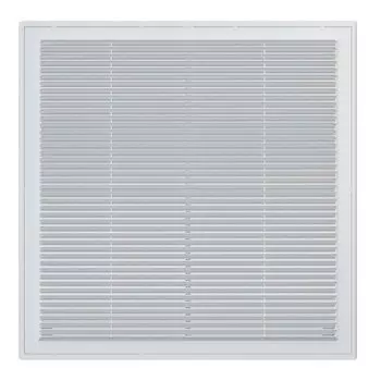 Решетка вентиляционная пластик, разъемная, 400х400 мм, с сеткой, ERA