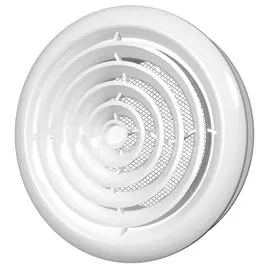 Диффузор вентиляционный пластик, установочный диаметр 100 мм, с фланцем d143 мм, ERA, 10DK