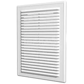 Решетка вентиляционная пластик, разъемная, 150х150 мм, с сеткой, ERA, 1515Р