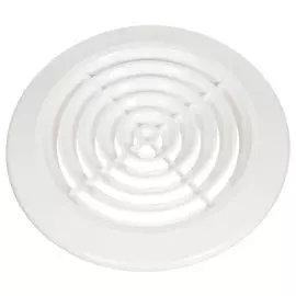 Диффузор вентиляционный пластик, установочный диаметр 100 мм, с фланцем d145 мм, Event, 145/100КС