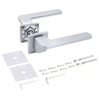 Ручка дверная Аллюр, МАРК MSC (89160), 14 655, итальянский матовый хром