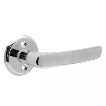 Ручка дверная Avers, H-0661-CR, 27593, раздельная, для фин. двери, алюминий