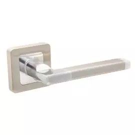 Ручка дверная Code Deco, H-22050-A-NIS/CR, матовый никель, хром, алюминий