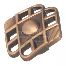 Ручка-кнопка мебельная 22.235.33 ZY-32, бронза, 5 шт