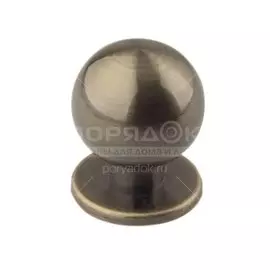 Ручка-кнопка мебельная Trodos 14.137.33, бронза, 20 мм