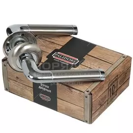 Ручка межкомнатная Palidore A-47HH/PC белый никель/хром