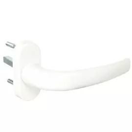 Ручка оконная Trodos, Hoppe, 213152, со штифтом, 38 мм, белая