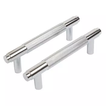 Ручка-скоба мебельная StahlBuro, AP2309-96, 2 шт., хром, 16777