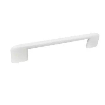 Ручка-скоба мебельная Trodos, 8 653, 128мм, ЦАМ, белая матовая, 303712