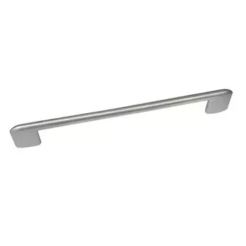 Ручка-скоба мебельная Trodos, 8 653, 192мм, ЦАМ, хром матовая, 303714