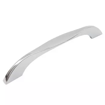 Ручка-скоба мебельная Trodos, ZY-1403, 128 мм, ЦАМ, хром, 303336