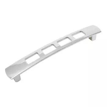 Ручка-скоба мебельная Trodos, ZY-42, 128мм, ЦАМ, хром, 303320