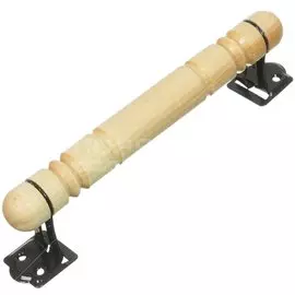Ручка-скоба мебельная Trodos, РС 200 ТR, 820004, береза, дерево