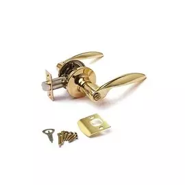 Защелка Apecs, 8020-03-G, с фиксатором, золото, ЦАМ