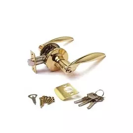 Ручка защелка фалевая Apecs 8020-05-G золото