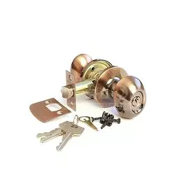 Защелка Apecs, 6093-01-AC, с ключом, медь, латунь