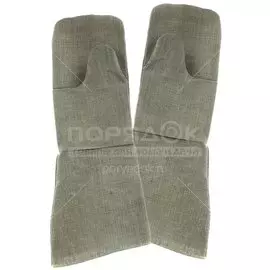 Рукавицы краги, брезент, ОП1, удлиненные эконом, 200506