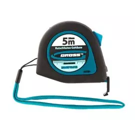 Рулетка 5 м, магнитная, 25 мм, с фиксатором, Gross, Ergonomisch, 31103